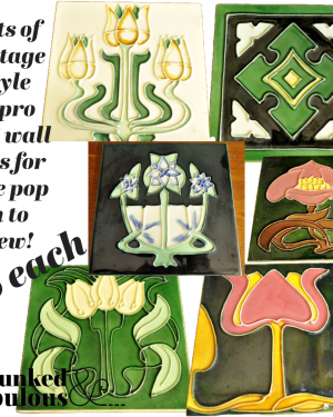 reproduction vintage wall tiles